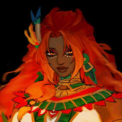 mavuika - big sister (genshin impact; ac @arcpierro